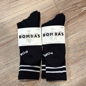 Bombas Core Original Half Calf Socks (2ea - Black)